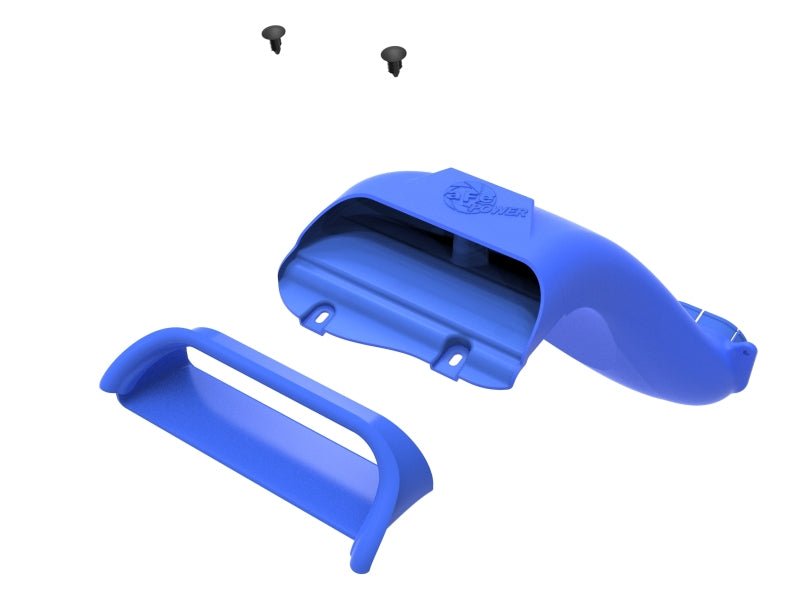 aFe Rapid Induction Dynamic Air Scoop 2021+ Ford F - 150V6/V8 - Blue - My Store