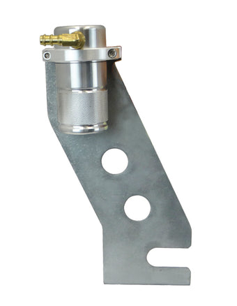 compare product Moroso 87-93 Ford Mustang Air/Oil Separator Catch Can - Small Body - Billet Aluminum
