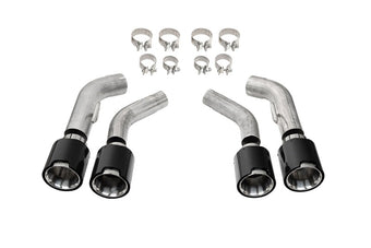 compare product Corsa 2016-2024 Chevrolet Camaro SS / ZL1 Carbon Fiber 4.5in Twin Tip Kit