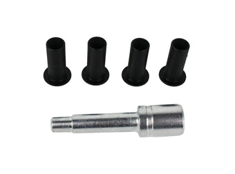 compare product Kentrol Jeep CJ/ YJ/ TJ Door Hinge Liner - Textured Black
