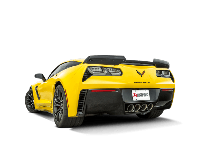 Akrapovic 14 - 17 Chevrolet Corvette Z06 (C7) Slip - On Line (Titanium) w/ Carbon Tips - My Store
