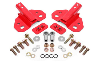 compare product BMR Suspension  24-25 Ford Mustang Rear Steel Shock Mount - Red