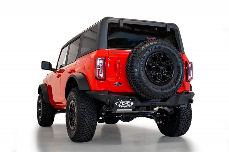 Addictive Desert Designs 2021+ Ford Bronco Rock Fighter Rear Bumper - Hammer Black - My Store