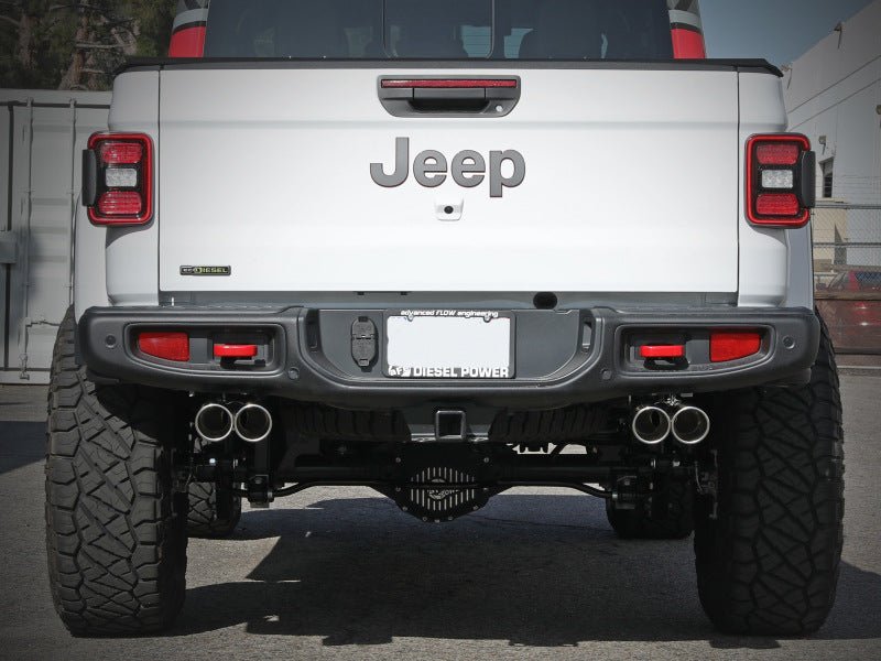 aFe Vulcan Series 3in 304SS Cat - Back 21 Jeep Gladiator V6 - 3.0L (td) - Dual Polished Tip - My Store
