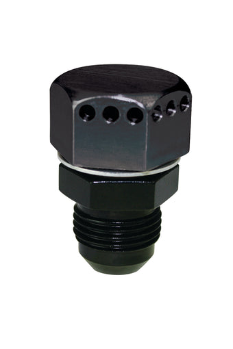 compare product Moroso Positive Seal Vented Fitting -8An Male - Aluminum - Single