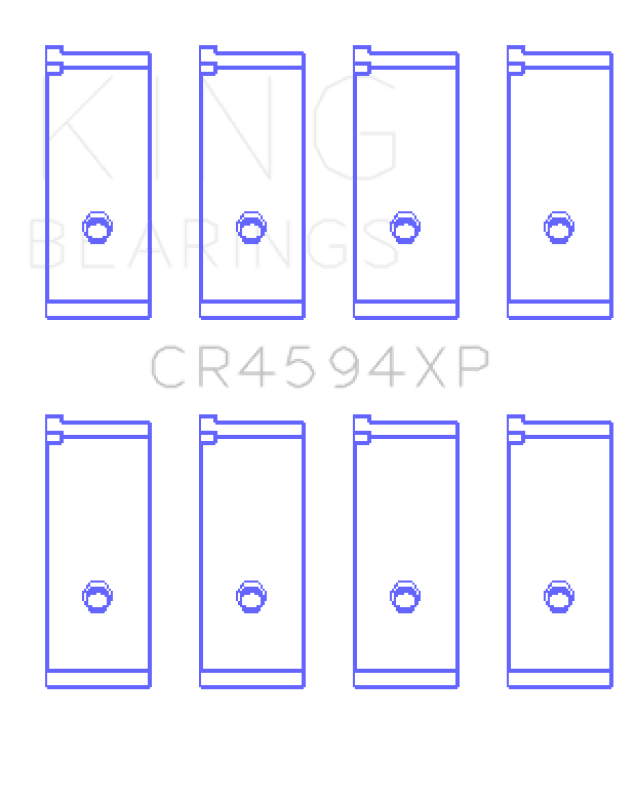 King Engine Bearings Suzuki M16A (Size .026) Connecting Rod Bearings (Set of 4) - My Store