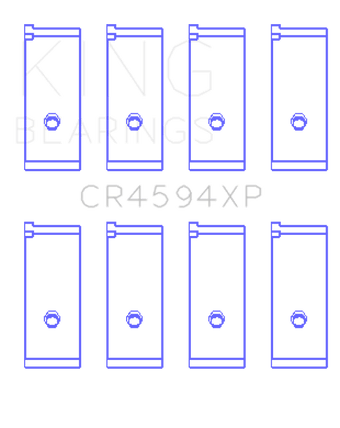 compare product King Engine Bearings Suzuki M16A (Size .026) Connecting Rod Bearings (Set of 4)
