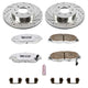 Power Stop 96 - 05 Honda Civic Front Z26 Street Warrior Brake Kit - My Store