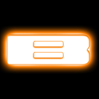 compare product ORACLE Lighting Universal Illuminated LED Letter Badges - Matte Wht Surface Finish - B