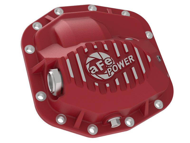aFe Pro Series Front Differential Cover Red 2018+ Jeep Wrangler (JL) V6 3.6L (Dana M186) - My Store