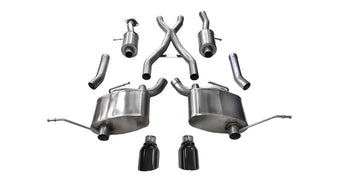compare product Corsa 2011-2021 Jeep Grand Cherokee Black 2.5in Dual Rear Exit Cat-Back Exhaust