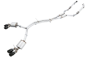 compare product AWE Tuning Audi B9 S5 3.0T Touring Edition Exhaust - Black Diam Tips (102mm)