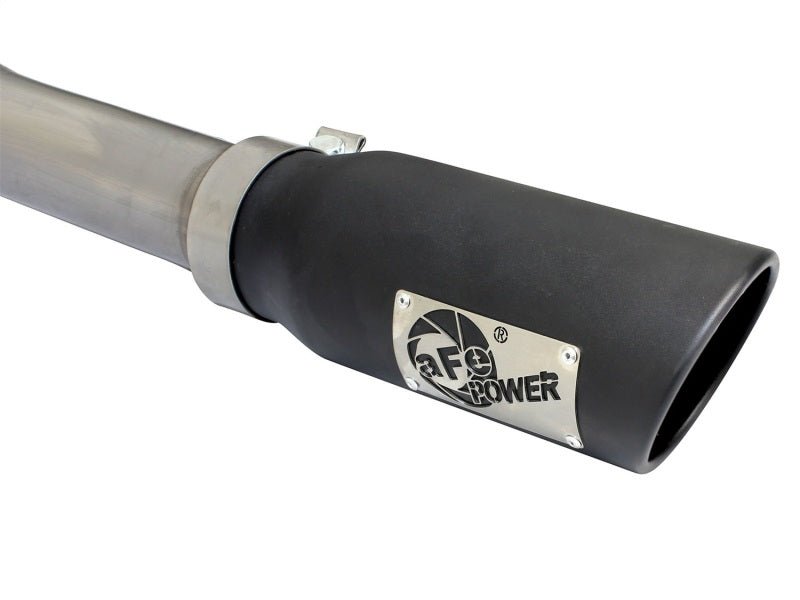 aFe MACHForce XP Exhaust 3in SS Dual Side Exit CB w/ Black Tips 15 Ford F150 Ecoboost V6 - 2.7L/3.5L - My Store