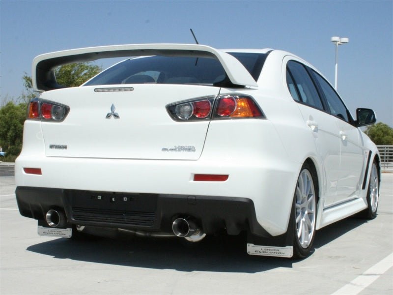 aFe Takeda Exhaust 304SS Dual Cat - Back w/ Polished Tips 08 - 13 Mitsubishi Lancer Evo X L4 2.0L Turbo - My Store