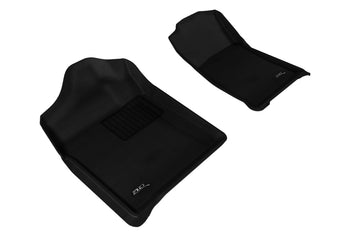 compare product 3D MAXpider 2007-2013 Chevrolet/GMC Silverado/Sierra Regular Cab Kagu 1st Row Floormat - Black