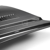 Anderson Composites 2018 Ford Mustang Super Snake Double Sided Carbon Fiber Hood - My Store