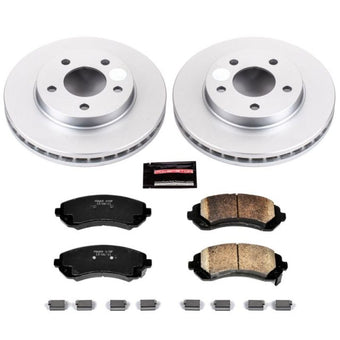 compare product Power Stop 02-07 Buick Rendezvous Front Z17 Evolution Geomet Coated Brake Kit
