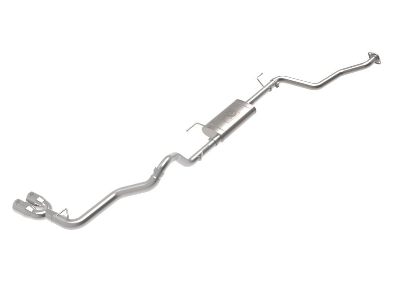 aFe 2024 Toyota Tacoma L4 2.4L Vulcan Series 2.5 - 3in 304 SS Steel Cat - Back Exhaust w/Polished Tips - My Store