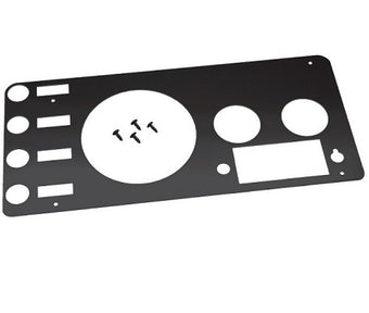 compare product Kentrol 76-86 Jeep CJ Gauge Cover - Powdercoat Black