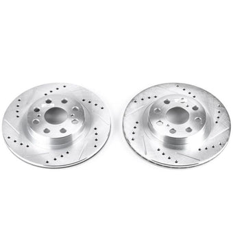 compare product Power Stop 00-05 Toyota MR2 Spyder Rear Evolution Drilled & Slotted Rotors - Pair