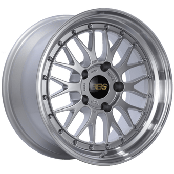 compare product BBS LM 17x9 5x130 ET17 CB71.6 Diamond Silver Center Diamond Cut Lip Wheel