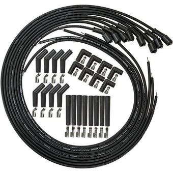 compare product Moroso GM LS/LT 8.5mm Ultra 40 Universal Wire Set - Black w/90/135/Straight Plug Ends