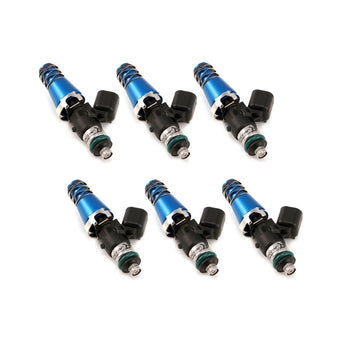 compare product Injector Dynamics 1340cc Injectors - 60mm Length - 11mm Blue Top - 14mm Lower O-Ring (Set of 6)