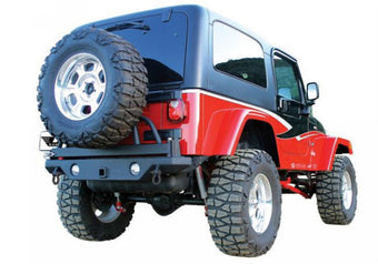 compare product Rampage 1987-1995 Jeep Wrangler(YJ) Recovery Bumper Rear - Black