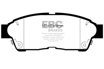 compare product EBC 93-97 Geo Prizm 1.6 Greenstuff Front Brake Pads