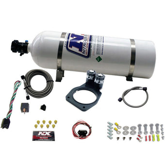 compare product Nitrous Express 10-15 Chevrolet Camaro Nitrous Plate Kit (50-150HP) w/15lb Bottle