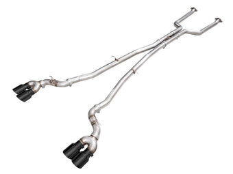 compare product AWE Tuning BMW G90/G99 M5 Track Edition Cat-Back Exhaust - Diamond Black Tips