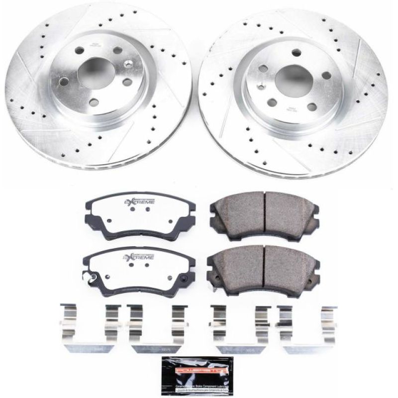Power Stop 11 - 17 Chevrolet Caprice Front Z26 Street Warrior Brake Kit - My Store