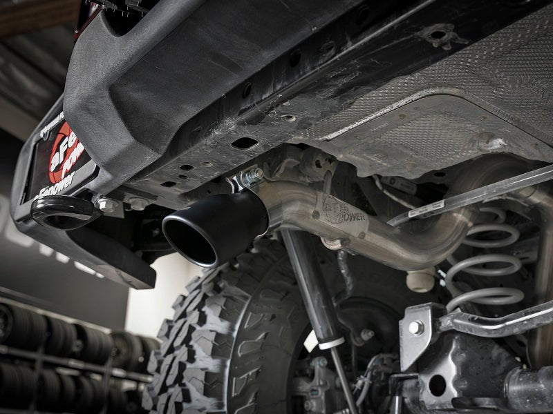aFe MACH Force - Xp Axle - Back Hi - Tuck Exhaust System w/Black Tip 18 - 19 Jeep Wrangler (JL) V6 3.6L - My Store