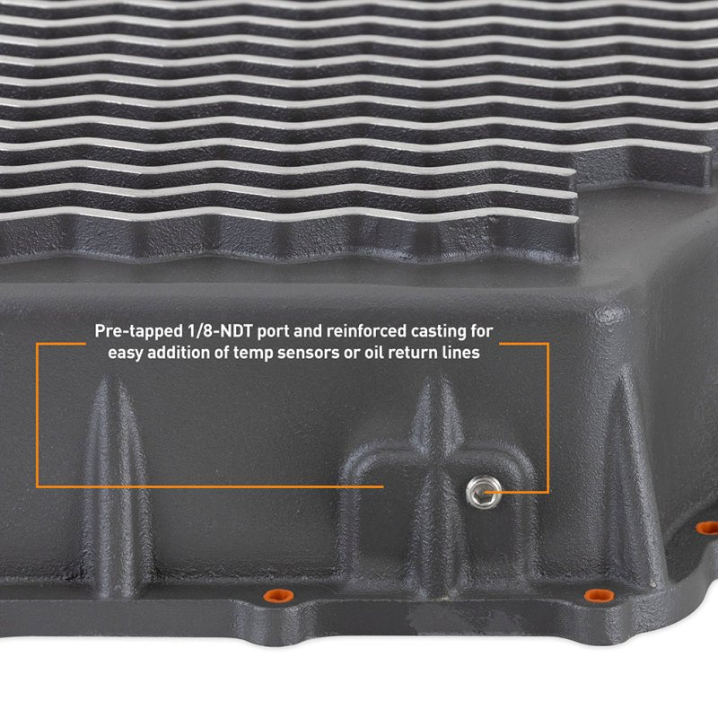 Mishimoto 2011+ Powerstroke 6R140 Transmission Pan - Cast - GR - My Store