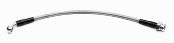 compare product Wilwood 13in OAL Flexline -3 Hose to 45 Deg. Block M10 x 1.00 Bubble Flare