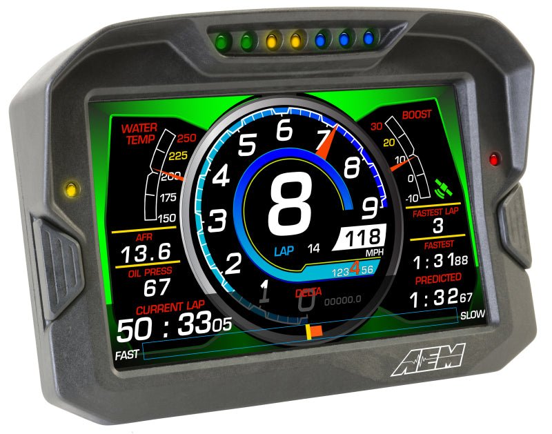 AEM CD - 7 Non Logging GPS Enabled Race Dash Carbon Fiber Digital Display w/o VDM (CAN Input Only) - My Store