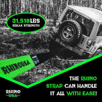 Rhino USA 20Ft Tow Strap/Shackles Combo - My Store