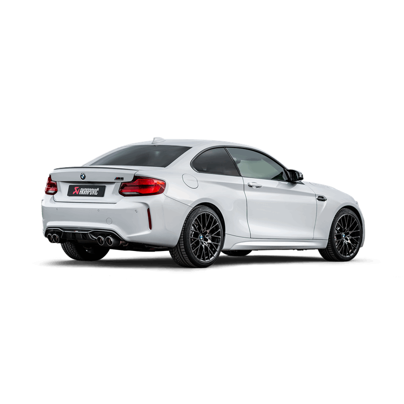 Akrapovic 2018+ BMW M2 Competition/M2 CS (F87N) Slip - On Line (Titanium) w/Carbon Fiber Tips - My Store