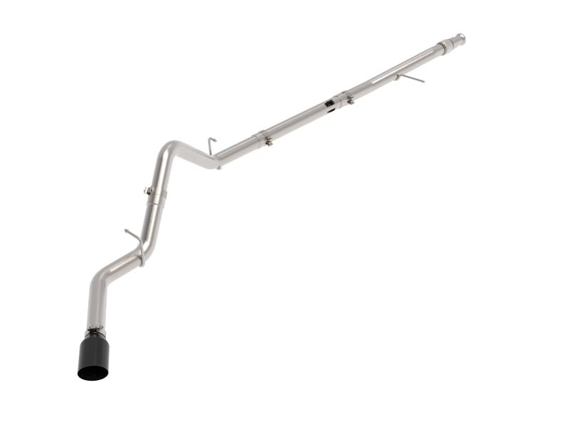aFe Large Bore - HD 3in 409SS DPF - Back 20 - 21 GM Trucks L6 - 3.0L (td) LM2 - Black Tip - My Store