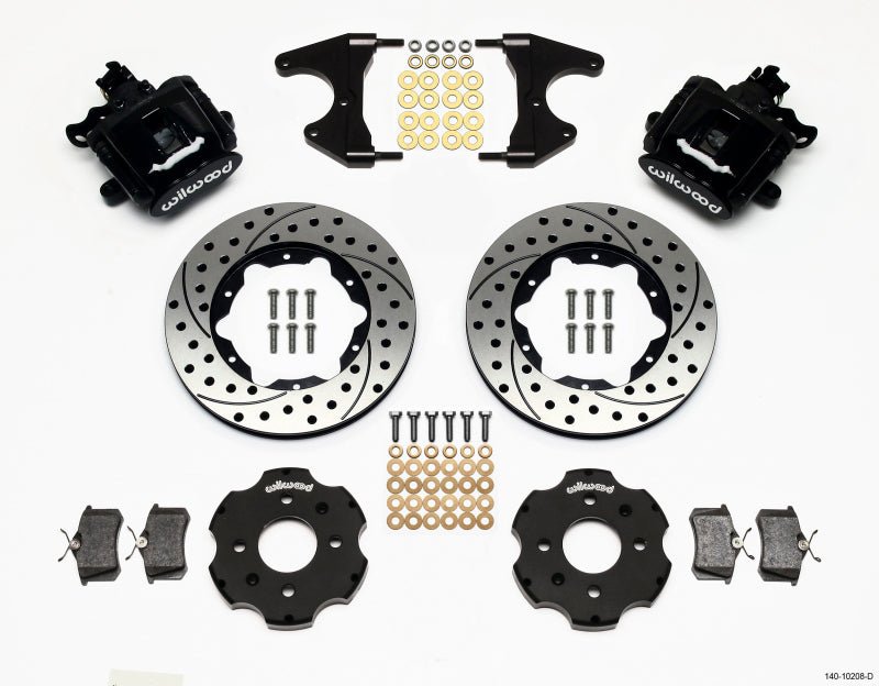 Wilwood Combination Parking Brake Rear Kit 11.00in Drilled Civic / Integra Drum 2.46 Hub Offset - My Store