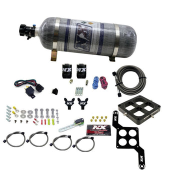 compare product Nitrous Express Dominator Billet Crossbar Pro-Power Nitrous Kit (100-500HP) w/Composite Bottle