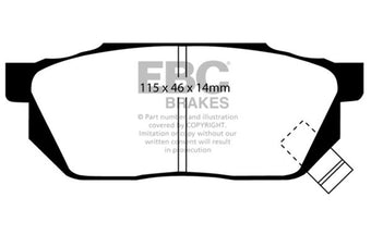 compare product EBC 84-87 Honda Civic CRX 1.5 DX Ultimax2 Front Brake Pads