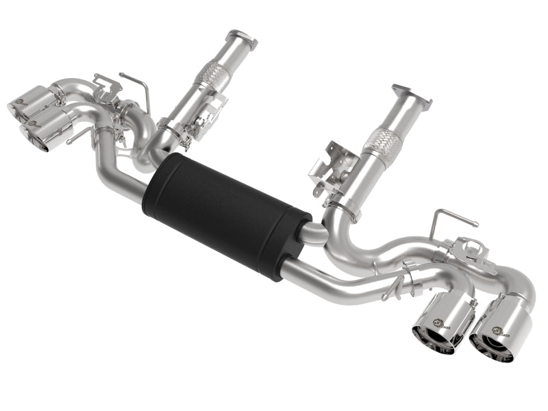 aFe MACH Force - Xp 3in to 2 - 1/2in 304SS Cat - Back 2020 Chevy Corvette (C8) 6.2L - Polished Tip - My Store