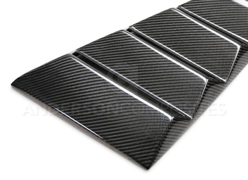 Anderson Composites 2015 - 2017 Ford Mustang Type - V Style Window Louvers - Vented - My Store