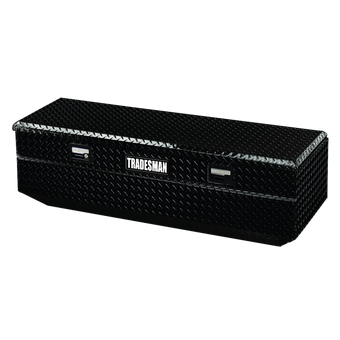 compare product Tradesman Aluminum Flush Mount Truck Tool Box Full/Wide (36in.) - Black