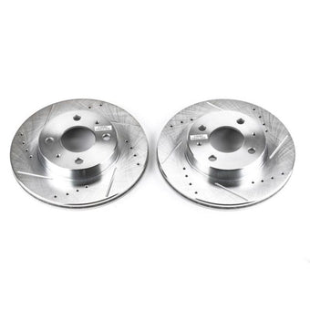 compare product Power Stop 95-98 Nissan 200SX Front Evolution Drilled & Slotted Rotors - Pair