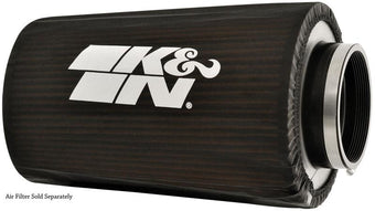 compare product K&N Round Tapered Drycharger Air Filter Wrap 8in B ID x 6.625in T ID x 10.5in H