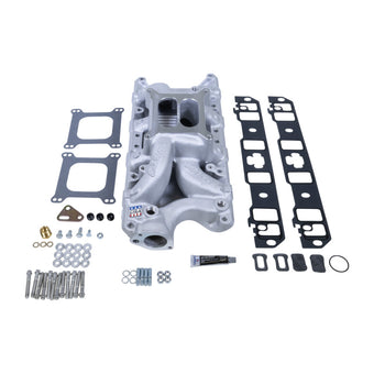 compare product Edelbrock Small Block Ford RPM Air-Gap Manifold & Install Kit