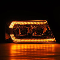 AlphaRex 04 - 08 Ford F150 PRO - Series Projector Headlights Black w/ Sequential Signal and DRL - My Store