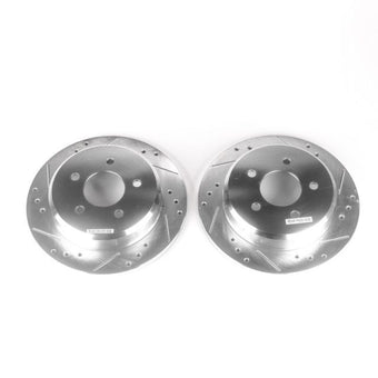 compare product Power Stop 96-02 Ford Crown Victoria Rear Evolution Drilled & Slotted Rotors - Pair